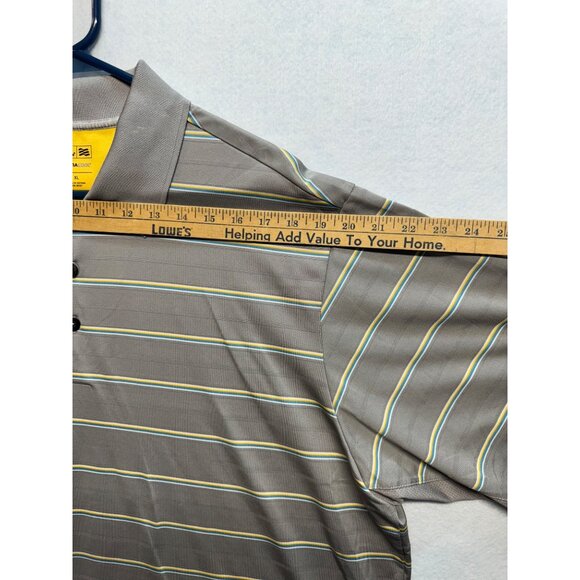 Adidas Clima Cool Striped Polo Golf Casual Size XL - Picture 4 of 12